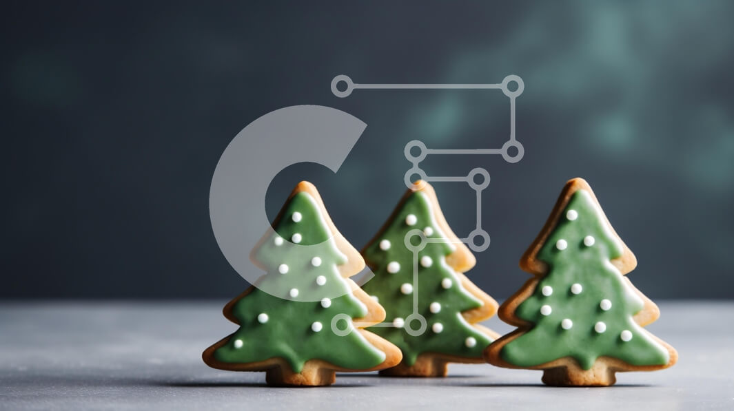 Intra Συλλεκτικό Ξύλινο Παζλ Plywood  4mm - Διακοσμημένα μπισκότα Χριστουγεννιάτικου Δέντρου Σε Ξύλινο Κουτί - Διαστάσεις: 10x10 cm – 25 κομμάτια