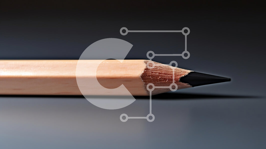 Intra Συλλεκτικό Ξύλινο Παζλ Plywood  4mm - Κοντινό πλάνο ενός ακονισμένου ξύλινου μολυβιού Σε Ξύλινο Κουτί - Διαστάσεις: 10x10 cm – 25 κομμάτια