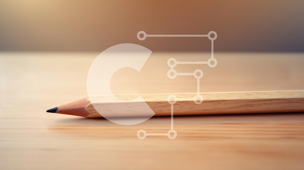 Intra Συλλεκτικό Ξύλινο Παζλ Plywood  4mm - Ξύλινο μολύβι σε ξύλινη επιφάνεια Σε Ξύλινο Κουτί - Διαστάσεις: 10x10 cm – 25 κομμάτια