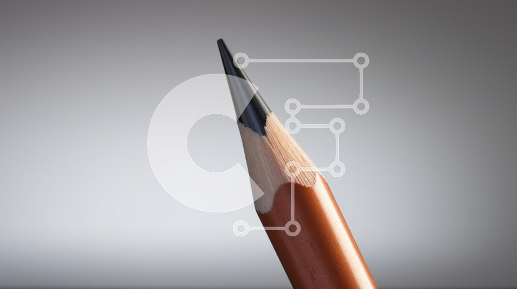 Intra Συλλεκτικό Ξύλινο Παζλ Plywood  4mm - Ξύλινο μολύβι σε γκρι φόντο Σε Ξύλινο Κουτί - Διαστάσεις: 10x10 cm – 25 κομμάτια