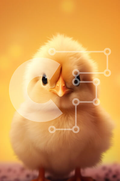 Σετ των 2 Intra Συλλεκτικό Ξύλινο Παζλ Plywood  4mm - Χαριτωμένο χνουδωτό γκόμενο με ζεστό φόντο Σε Ξύλινο Κουτί - Διαστάσεις: 10x10 cm – 25 κομμάτια