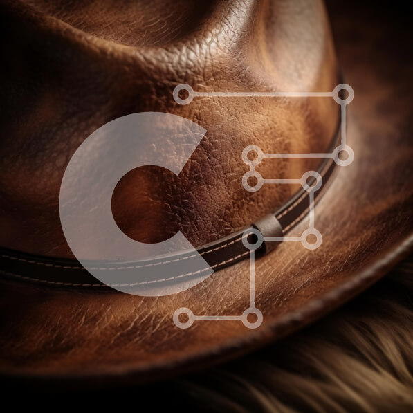 Intra Συλλεκτικό Ξύλινο Παζλ Plywood  4mm - Κοντινό πλάνο Vintage δερμάτινο καπέλο Σε Ξύλινο Κουτί - Διαστάσεις: 10x10 cm – 25 κομμάτια