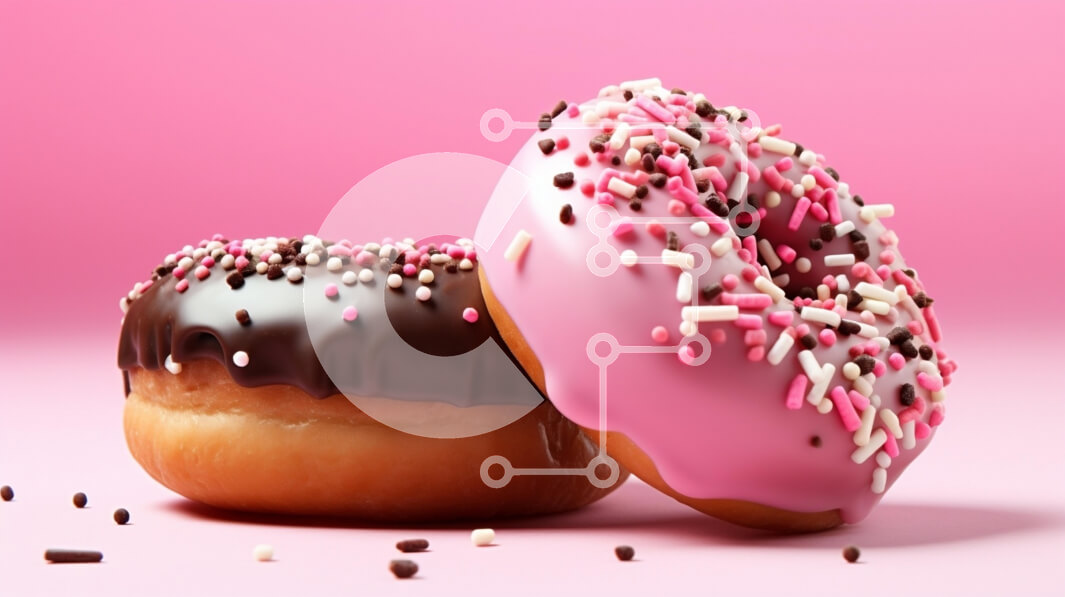 Σετ των 2 Intra Συλλεκτικό Ξύλινο Παζλ Plywood  4mm - Λαχταριστοί λουκουμάδες με πολύχρωμα πασπαλίσματα Σε Ξύλινο Κουτί - Διαστάσεις: 10x10 cm – 25 κομμάτια