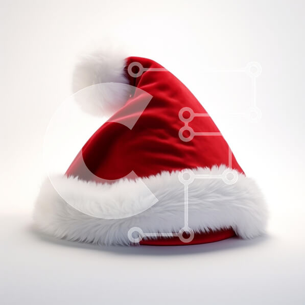 Intra Συλλεκτικό Ξύλινο Παζλ Plywood  4mm - Καπέλο Άγιου Βασίλη Σε Ξύλινο Κουτί - Διαστάσεις: 10x10 cm – 25 κομμάτια