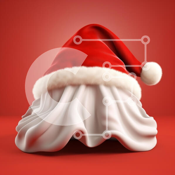 Intra Συλλεκτικό Ξύλινο Παζλ Plywood  4mm - Μοναδική χριστουγεννιάτικη φιγούρα με καπέλο Άγιου Βασίλη Σε Ξύλινο Κουτί - Διαστάσεις: 10x10 cm – 25 κομμάτια