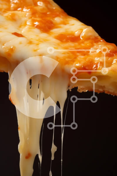 Σετ των 2 Intra Συλλεκτικό Ξύλινο Παζλ Plywood  4mm - Νόστιμη φέτα πίτσα με λιωμένο τυρί Σε Ξύλινο Κουτί - Διαστάσεις: 10x10 cm – 25 κομμάτια