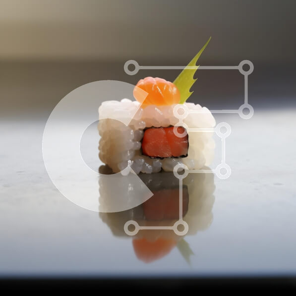 Σετ των 2 Intra Συλλεκτικό Ξύλινο Παζλ Plywood  4mm - Καλλιτεχνική παρουσίαση σούσι Σε Ξύλινο Κουτί - Διαστάσεις: 10x10 cm – 25 κομμάτια