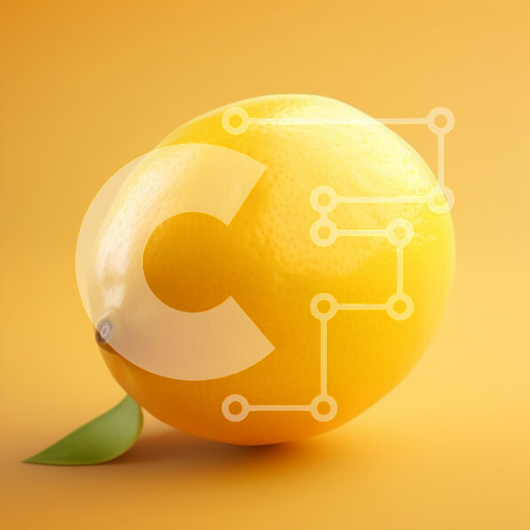 Σετ των 2 Intra Συλλεκτικό Ξύλινο Παζλ Plywood  4mm - Λεμόνι σε πορτοκαλί φόντο Σε Ξύλινο Κουτί - Διαστάσεις: 10x10 cm – 25 κομμάτια