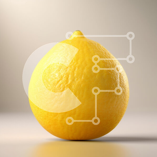 Σετ των 2 Intra Συλλεκτικό Ξύλινο Παζλ Plywood  4mm - Φρέσκο ​​λεμόνι σε ουδέτερο φόντο Σε Ξύλινο Κουτί - Διαστάσεις: 10x10 cm – 25 κομμάτια