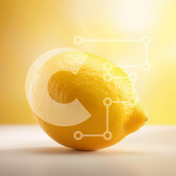 Σετ των 2 Intra Συλλεκτικό Ξύλινο Παζλ Plywood  4mm - Λεμόνι σε ανοιχτόχρωμο φόντο Σε Ξύλινο Κουτί - Διαστάσεις: 10x10 cm – 25 κομμάτια