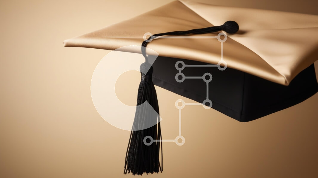 Intra Συλλεκτικό Ξύλινο Παζλ Plywood  4mm - Καπάκι αποφοίτησης με μαύρη φούντα Σε Ξύλινο Κουτί - Διαστάσεις Puzzle: 10x10 cm – 25 κομμάτια