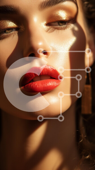 Intra Συλλεκτικό Ξύλινο Παζλ Plywood  4mm - Radiant Makeup Look Σε Ξύλινο Κουτί - Διαστάσεις Puzzle: 10x10 cm – 25 κομμάτια