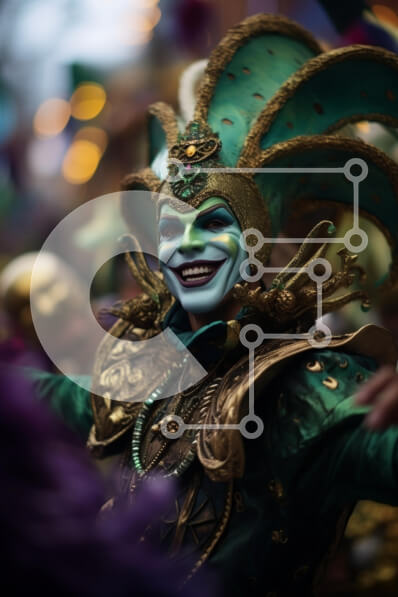 Intra Συλλεκτικό Ξύλινο Παζλ Plywood  4mm - Γιορτή εορταστικής φορεσιάς Σε Ξύλινο Κουτί - Διαστάσεις: 10x10 cm – 25 κομμάτια