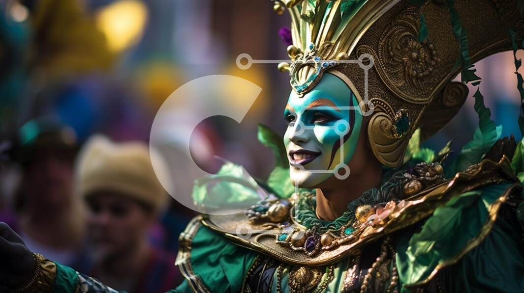 Intra Συλλεκτικό Ξύλινο Παζλ Plywood  4mm - Εορταστική ερμηνεύτρια με πολύχρωμη στολή Σε Ξύλινο Κουτί - Διαστάσεις: 10x10 cm – 25 κομμάτια