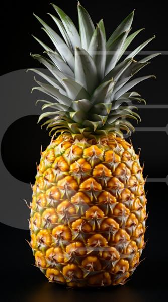 Intra Συλλεκτικό Ξύλινο Παζλ Plywood  4mm - Απολαυστική και ζουμερή εικόνα ανανά Σε Ξύλινο Κουτί - Διαστάσεις: 10x10 cm – 25 κομμάτια