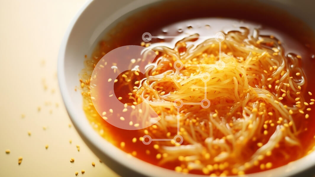 Σετ των 2 Intra Συλλεκτικό Ξύλινο Παζλ Plywood  4mm - Νουντλς σε αλμυρή σάλτσα με σουσάμι Σε Ξύλινο Κουτί - Διαστάσεις: 10x10 cm – 25 κομμάτια