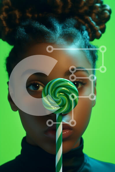 Intra Συλλεκτικό Ξύλινο Παζλ Plywood  4mm - Παιχνιδιάρικο πορτρέτο με γλειφιτζούρι Σε Ξύλινο Κουτί - Διαστάσεις Puzzle: 10x10 cm – 25 κομμάτια