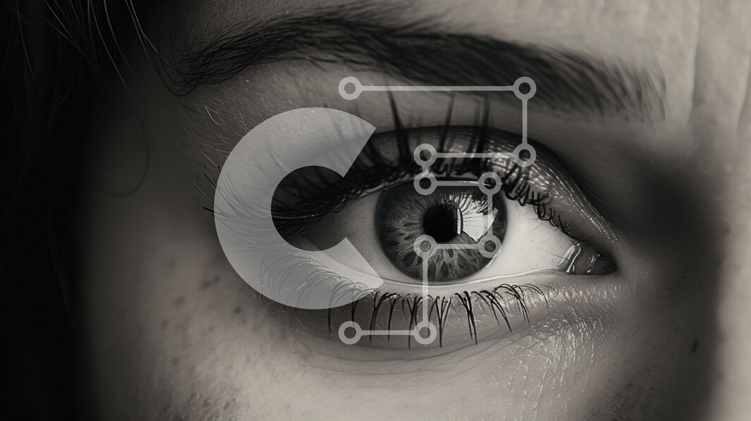 Σετ των 2 Intra Συλλεκτικό Ξύλινο Παζλ Plywood  4mm - Κοντινό πλάνο ενός ανθρώπινου ματιού Σε Ξύλινο Κουτί - Διαστάσεις: 10x10 cm – 25 κομμάτια