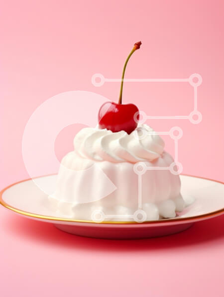 Σετ των 2 Intra Συλλεκτικό Ξύλινο Παζλ Plywood  4mm - Λεπτό επιδόρπιο ζελέ με κεράσι Σε Ξύλινο Κουτί - Διαστάσεις: 10x10 cm – 25 κομμάτια