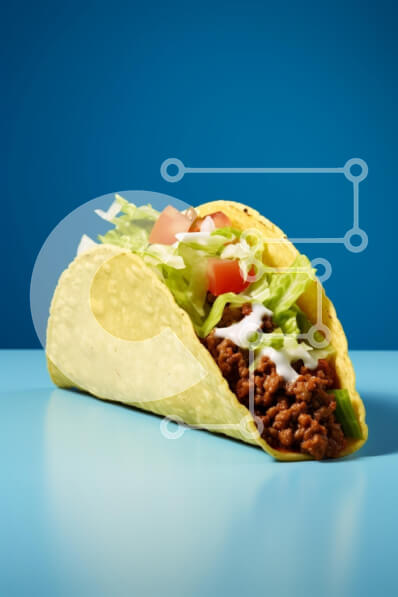 Σετ των 2 Intra Συλλεκτικό Ξύλινο Παζλ Plywood  4mm - Τάκο με κιμά και φρέσκα γαρνιτούρες Σε Ξύλινο Κουτί - Διαστάσεις: 10x10 cm – 25 κομμάτια