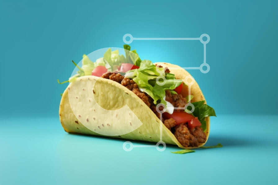 Σετ των 2 Intra Συλλεκτικό Ξύλινο Παζλ Plywood  4mm - Νόστιμο Taco έτοιμο προς κατανάλωση Σε Ξύλινο Κουτί - Διαστάσεις: 10x10 cm – 25 κομμάτια