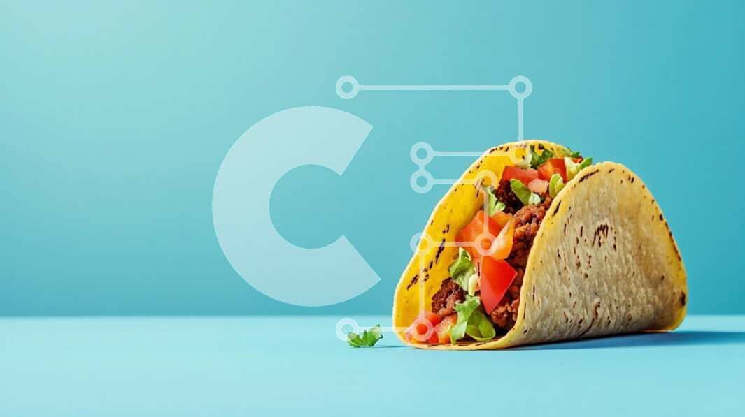 Σετ των 2 Intra Συλλεκτικό Ξύλινο Παζλ Plywood  4mm - Νόστιμο τάκο με κιμά και φρέσκα υλικά Σε Ξύλινο Κουτί - Διαστάσεις: 10x10 cm – 25 κομμάτια