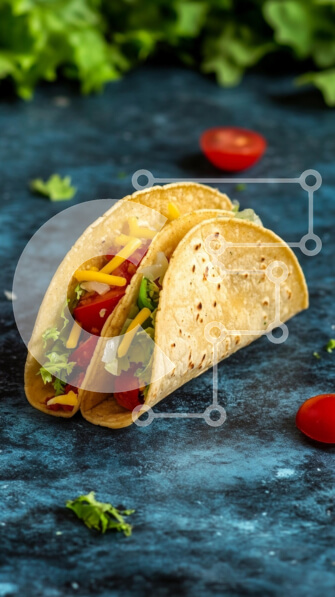 Intra Συλλεκτικό Ξύλινο Παζλ Plywood  4mm - Νόστιμα τάκος με φρέσκα υλικά Σε Ξύλινο Κουτί - Διαστάσεις: 10x10 cm – 25 κομμάτια