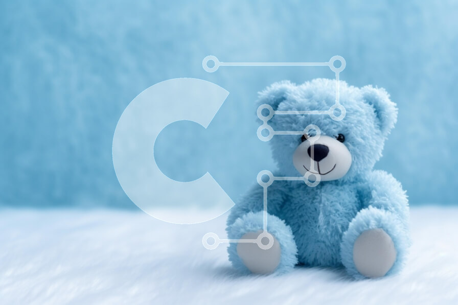 Intra Συλλεκτικό Ξύλινο Παζλ Plywood  4mm - Μπλε αρκουδάκι σε μαλακή επιφάνεια Σε Ξύλινο Κουτί - Διαστάσεις: 10x10 cm – 25 κομμάτια