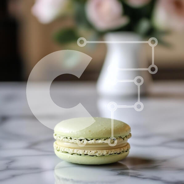 Σετ των 2 Intra Συλλεκτικό Ξύλινο Παζλ Plywood  4mm - Πορτοκαλί Macaron σε μαρμάρινη επιφάνεια Σε Ξύλινο Κουτί - Διαστάσεις: 10x10 cm – 25 κομμάτια