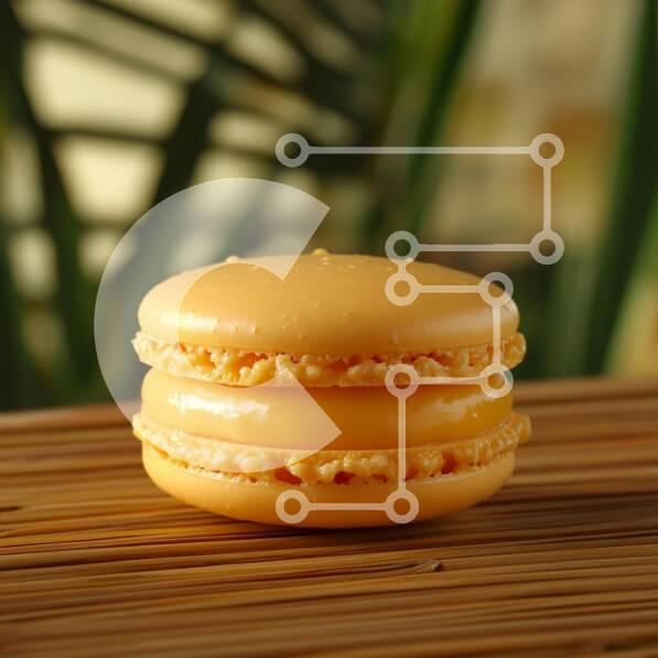 Σετ των 2 Intra Συλλεκτικό Ξύλινο Παζλ Plywood  4mm - Κίτρινο Macaron σε επιφάνεια μπαμπού Σε Ξύλινο Κουτί - Διαστάσεις: 10x10 cm – 25 κομμάτια