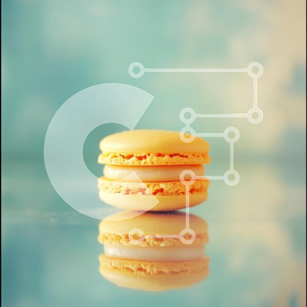 Σετ των 2 Intra Συλλεκτικό Ξύλινο Παζλ Plywood  4mm - Κίτρινο Macaron σε μπλε φόντο Σε Ξύλινο Κουτί - Διαστάσεις: 10x10 cm – 25 κομμάτια