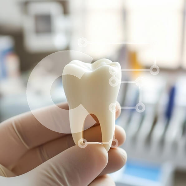 Intra Συλλεκτικό Ξύλινο Παζλ Plywood  4mm - Οδοντιατρικό μοντέλο δοντιού σε οδοντιατρική κλινική Σε Ξύλινο Κουτί - Διαστάσεις Puzzle: 10x10 cm – 25 κομμάτια