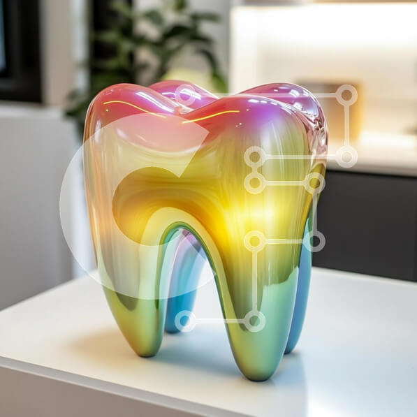 Intra Συλλεκτικό Ξύλινο Παζλ Plywood  4mm - Πολύχρωμο γλυπτό δοντιών Σε Ξύλινο Κουτί - Διαστάσεις: 10x10 cm – 25 κομμάτια