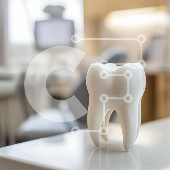 Intra Συλλεκτικό Ξύλινο Παζλ Plywood  4mm - Οδοντιατρικό μοντέλο σε οδοντιατρείο Σε Ξύλινο Κουτί - Διαστάσεις Puzzle: 10x10 cm – 25 κομμάτια