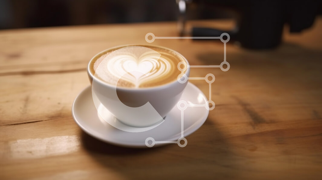 Σετ των 2 Intra Συλλεκτικό Ξύλινο Παζλ Plywood  4mm - Latte Art σε ένα ζεστό περιβάλλον Σε Ξύλινο Κουτί - Διαστάσεις: 10x10 cm – 25 κομμάτια