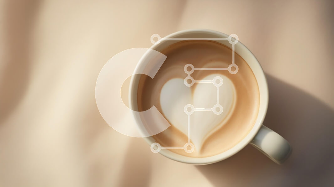 Σετ των 2 Intra Συλλεκτικό Ξύλινο Παζλ Plywood  4mm - Latte Art σε σχήμα καρδιάς σε φλιτζάνι καφέ Σε Ξύλινο Κουτί - Διαστάσεις: 10x10 cm – 25 κομμάτια