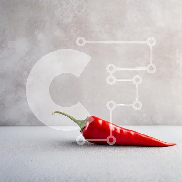 Σετ των 2 Intra Συλλεκτικό Ξύλινο Παζλ Plywood  4mm - Κόκκινο πιπέρι τσίλι σε ανάγλυφη επιφάνεια Σε Ξύλινο Κουτί - Διαστάσεις: 10x10 cm – 25 κομμάτια