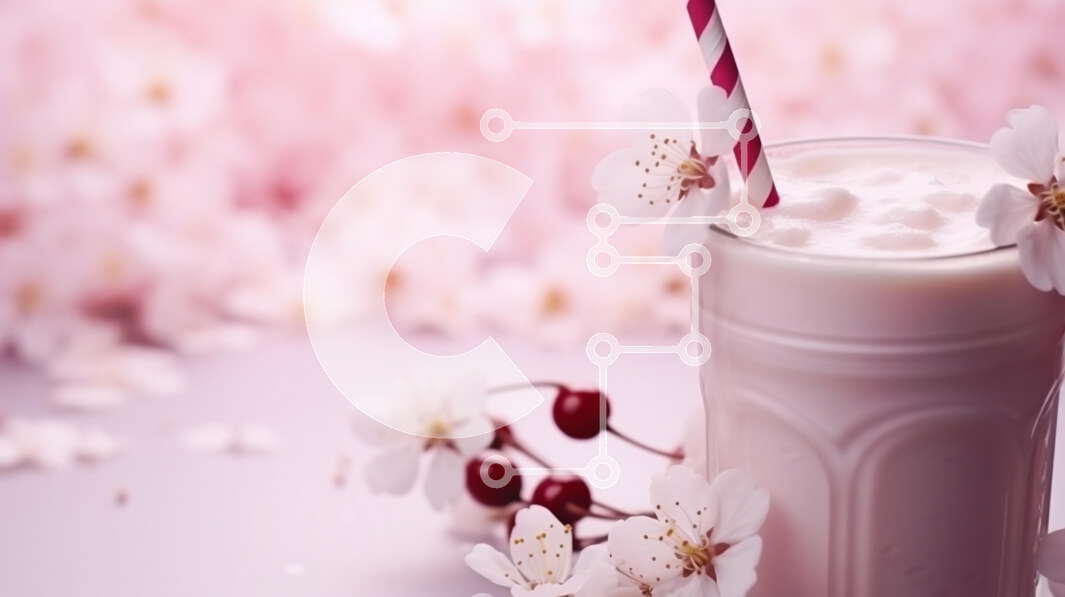 Σετ των 2 Intra Συλλεκτικό Ξύλινο Παζλ Plywood  4mm - Δροσιστικό ποτό που περιβάλλεται από άνθη κερασιάς Σε Ξύλινο Κουτί - Διαστάσεις: 10x10 cm – 25 κομμάτια