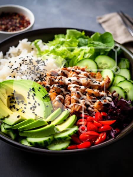 Σετ των 2 Intra Συλλεκτικό Ξύλινο Παζλ Plywood  4mm - Πολύχρωμα μπολ με φρέσκα υλικά Σε Ξύλινο Κουτί - Διαστάσεις: 10x10 cm – 25 κομμάτια