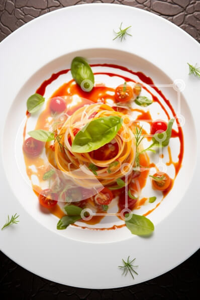 Σετ των 2 Intra Συλλεκτικό Ξύλινο Παζλ Plywood  4mm - Κομψό πιάτο ζυμαρικών με φρέσκα υλικά Σε Ξύλινο Κουτί - Διαστάσεις: 10x10 cm – 25 κομμάτια