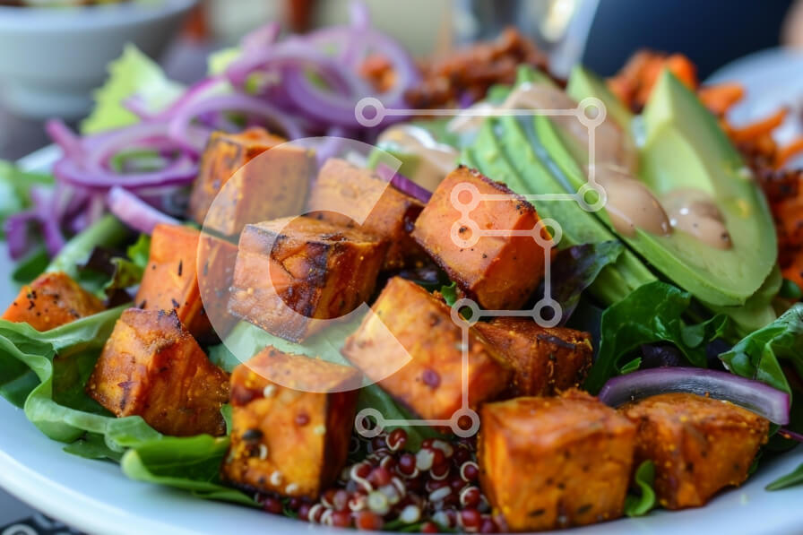 Σετ των 2 Intra Συλλεκτικό Ξύλινο Παζλ Plywood  4mm - Πολύχρωμη γλυκοπατατοσαλάτα Σε Ξύλινο Κουτί - Διαστάσεις: 10x10 cm – 25 κομμάτια