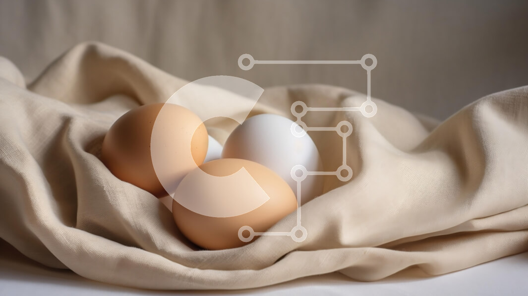 Σετ των 2 Intra Συλλεκτικό Ξύλινο Παζλ Plywood  4mm - Τρία αυγά σε μαλακό ύφασμα Σε Ξύλινο Κουτί - Διαστάσεις: 10x10 cm – 25 κομμάτια