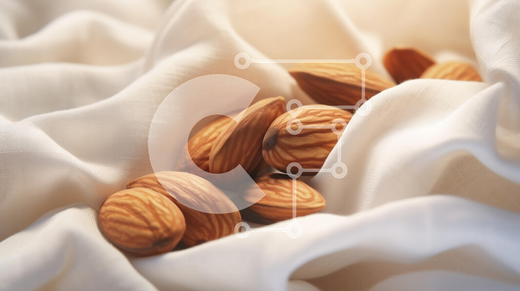 Σετ των 2 Intra Συλλεκτικό Ξύλινο Παζλ Plywood  4mm - Αμύγδαλα σε ύφασμα Σε Ξύλινο Κουτί - Διαστάσεις: 10x10 cm – 25 κομμάτια