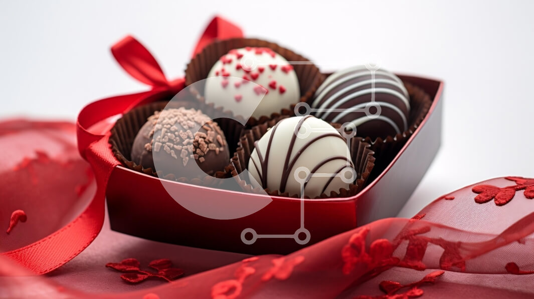 Σετ των 2 Intra Συλλεκτικό Ξύλινο Παζλ Plywood  4mm - Ποικιλία σοκολάτας σε κόκκινο κουτί Σε Ξύλινο Κουτί - Διαστάσεις: 10x10 cm – 25 κομμάτια