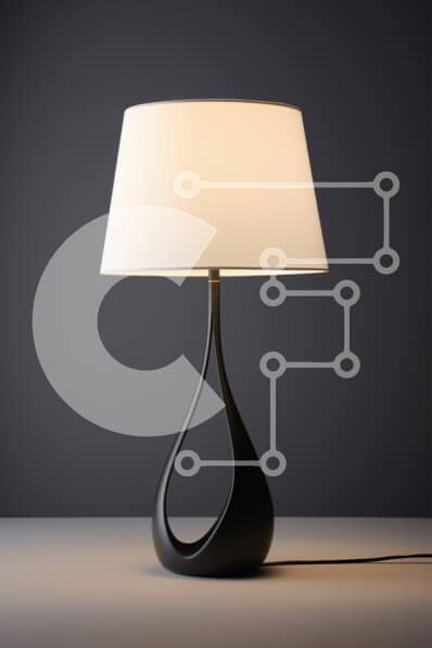 Intra Συλλεκτικό Ξύλινο Παζλ Plywood  4mm - Μοντέρνο επιτραπέζιο φωτιστικό με βάση δάκρυ Σε Ξύλινο Κουτί - Διαστάσεις Puzzle: 10x10 cm – 25 κομμάτια