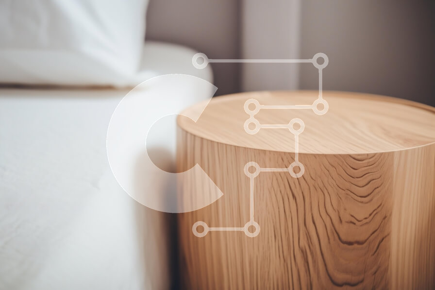 Intra Συλλεκτικό Ξύλινο Παζλ Plywood  4mm - Βοηθητικό τραπέζι από φυσικό ξύλο δίπλα στο κρεβάτι Σε Ξύλινο Κουτί - Διαστάσεις Puzzle: 10x10 cm – 25 κομμάτια