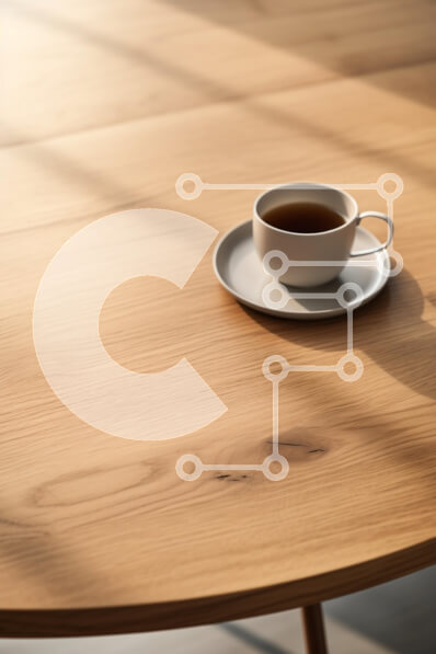 Σετ των 2 Intra Συλλεκτικό Ξύλινο Παζλ Plywood  4mm - Καφές σε ξύλινο τραπέζι Σε Ξύλινο Κουτί - Διαστάσεις: 10x10 cm – 25 κομμάτια