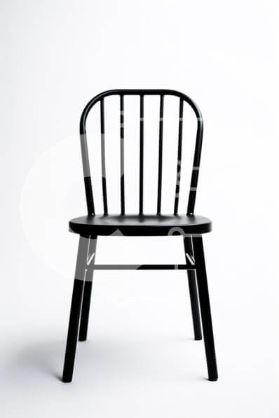 Intra Συλλεκτικό Ξύλινο Παζλ Plywood  4mm - Μοντέρνα μαύρη καρέκλα σε άσπρο φόντο Σε Ξύλινο Κουτί - Διαστάσεις Puzzle: 10x10 cm – 25 κομμάτια