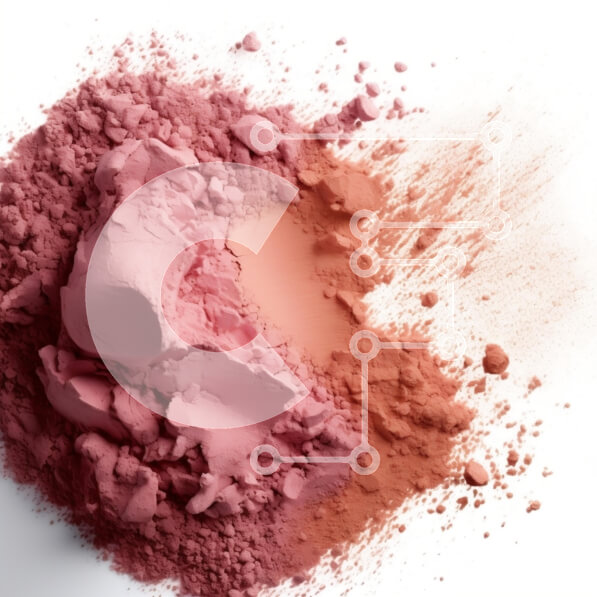 Σετ των 2 Intra Συλλεκτικό Ξύλινο Παζλ Plywood  4mm - Χαλαρές καλλυντικές πούδρες σε αποχρώσεις του ροζ και του ροδακινί Σε Ξύλινο Κουτί - Διαστάσεις: 10x10 cm – 25 κομμάτια