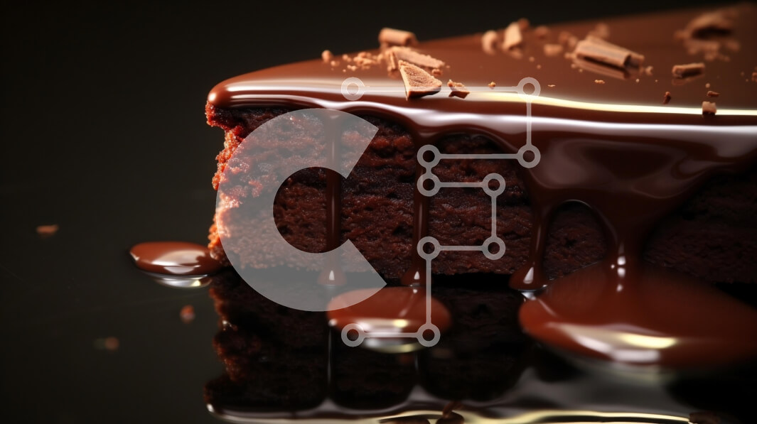 Σετ των 2 Intra Συλλεκτικό Ξύλινο Παζλ Plywood  4mm - Decadent κέικ σοκολάτας Σε Ξύλινο Κουτί - Διαστάσεις: 10x10 cm – 25 κομμάτια